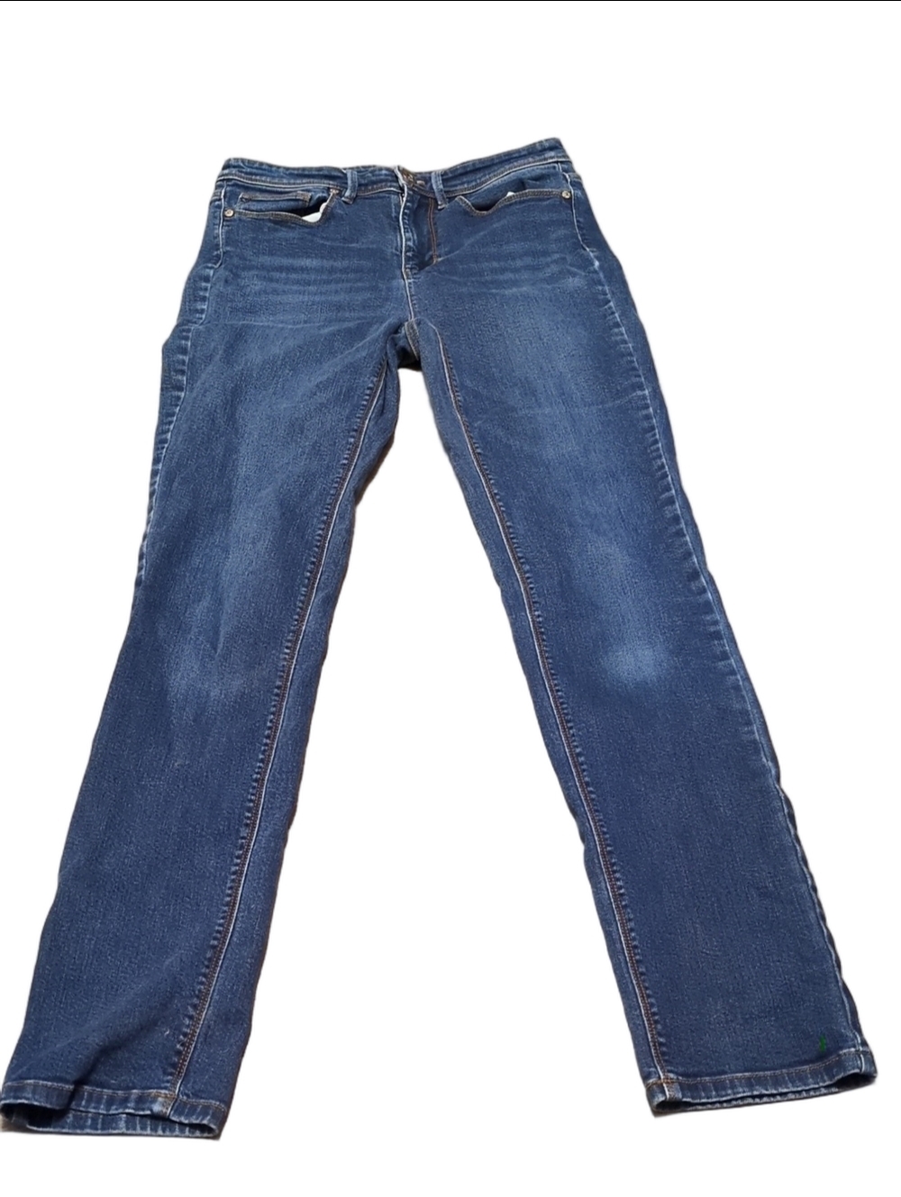 J.Jill Denim Blue High Rise Straight Legs Size 4 Tall
